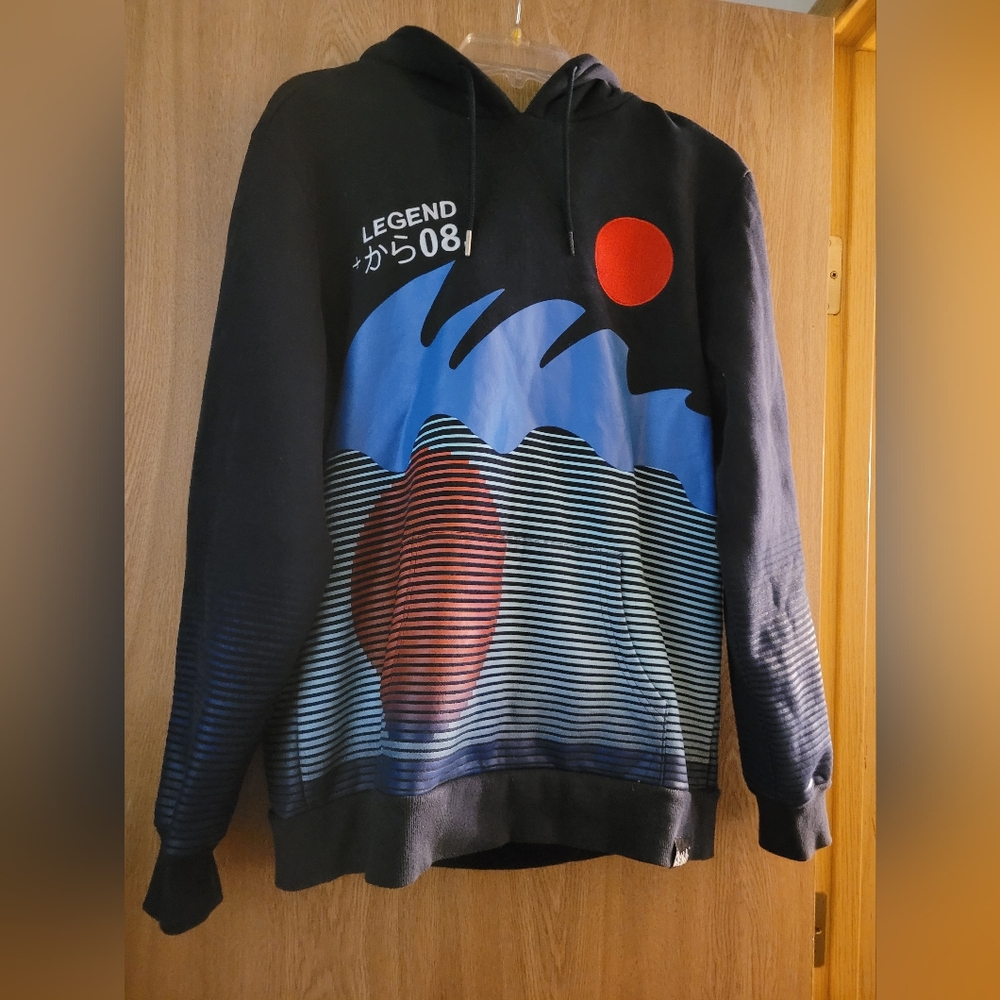 Pink Dolphin Rising Sun Hoodie